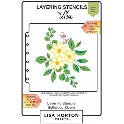 Lisa Horton Crafts Layering Stencils - Buttercup Bloms